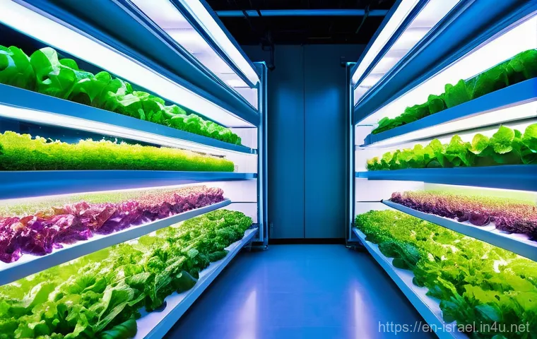 이스라엘의 주요 식물 연구소 - **Prompt:** A vibrant and lush agricultural field in an arid, sun-drenched landscape, where an innov...