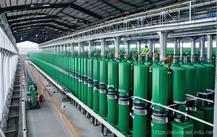 이스라엘의 에너지 기술 수출 - **AI-Powered Energy Nexus:** Inside a sophisticated, high-tech control center, a team of diverse eng...