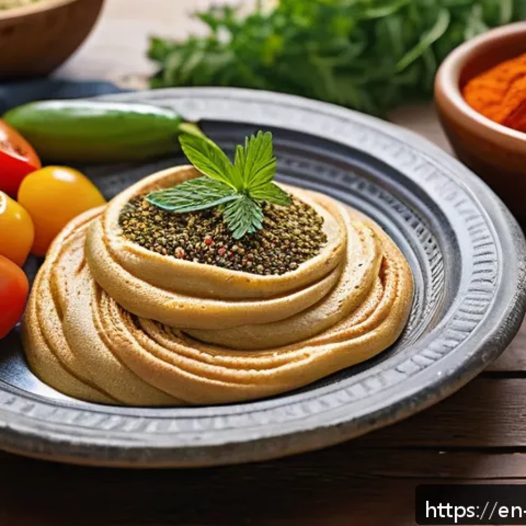 이스라엘에서 배우는 쿠셔 요리 비법 - A vibrant Israeli kitchen scene showcasing a rustic wooden table spread with traditional spices and ...